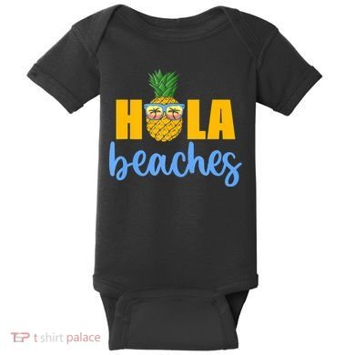 Hola Beaches Funny Beach Vacation Summer For Baby Bodysuit