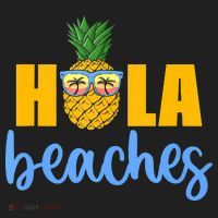 Hola Beaches Funny Beach Vacation Summer For Hat thumb 2