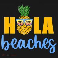 Hola Beaches Funny Beach Vacation Summer For Visor thumb 3