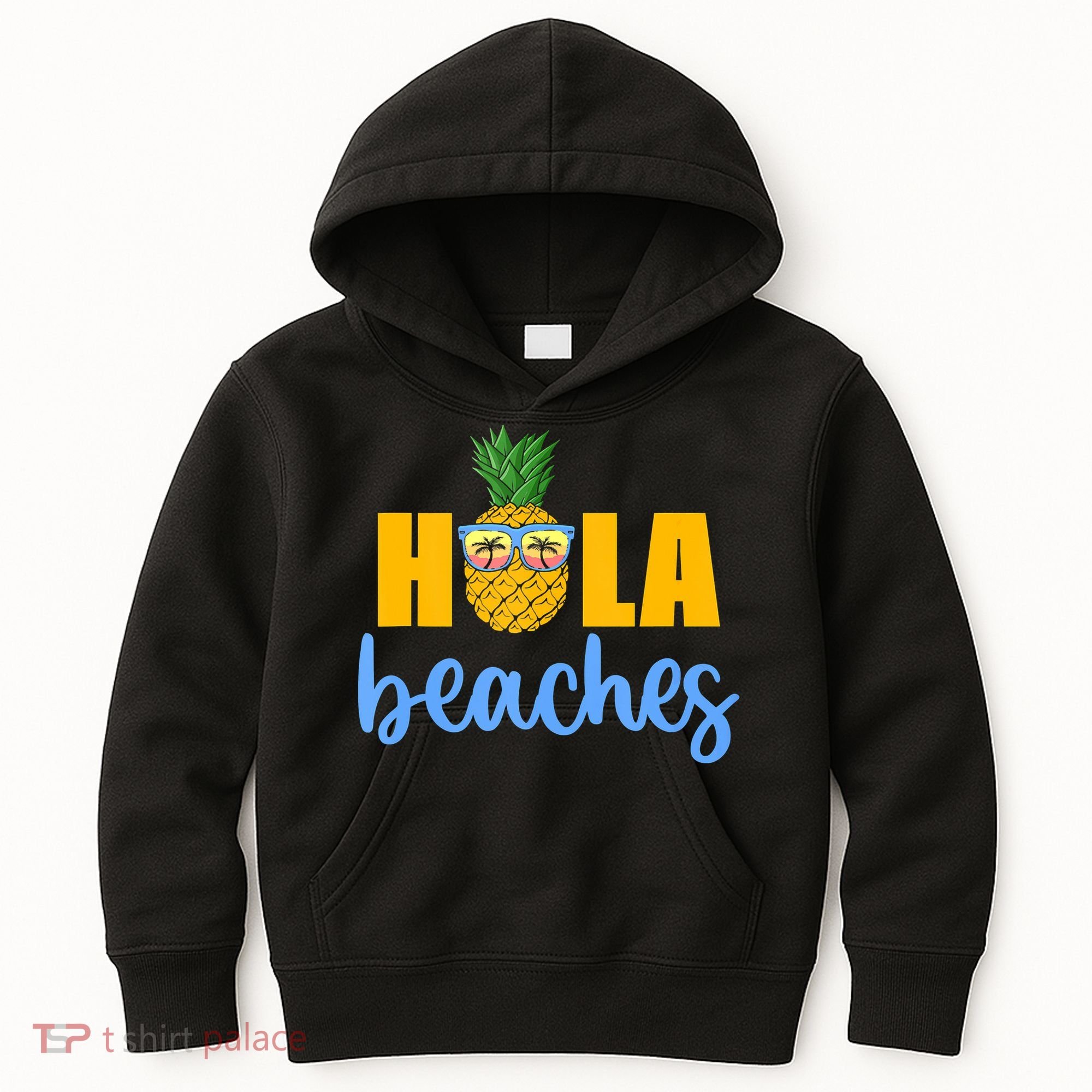 Hola Beaches Funny Beach Vacation Summer For Kids Hoodie