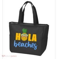 Hola Beaches Funny Beach Vacation Summer For Tote Bag thumb 3