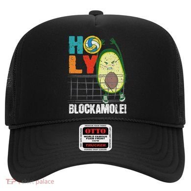 Holy Blockamole Funny Volleyball Block Avocado Design Hat