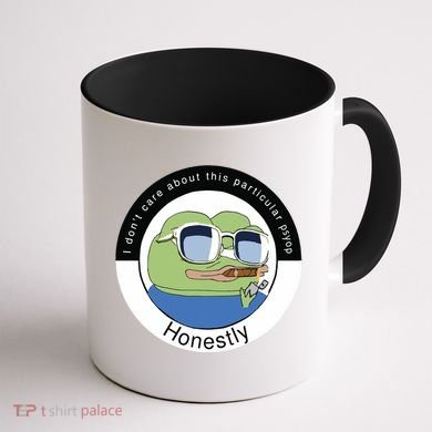 Honestly Bird Free Speech Shert PEPE The Frog Coffee Mug back