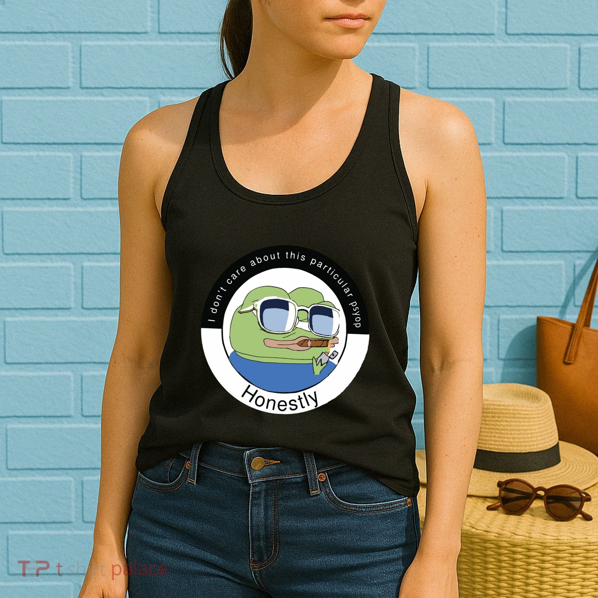 Honestly Bird Free Speech Shert PEPE The Frog Women's Tank Top