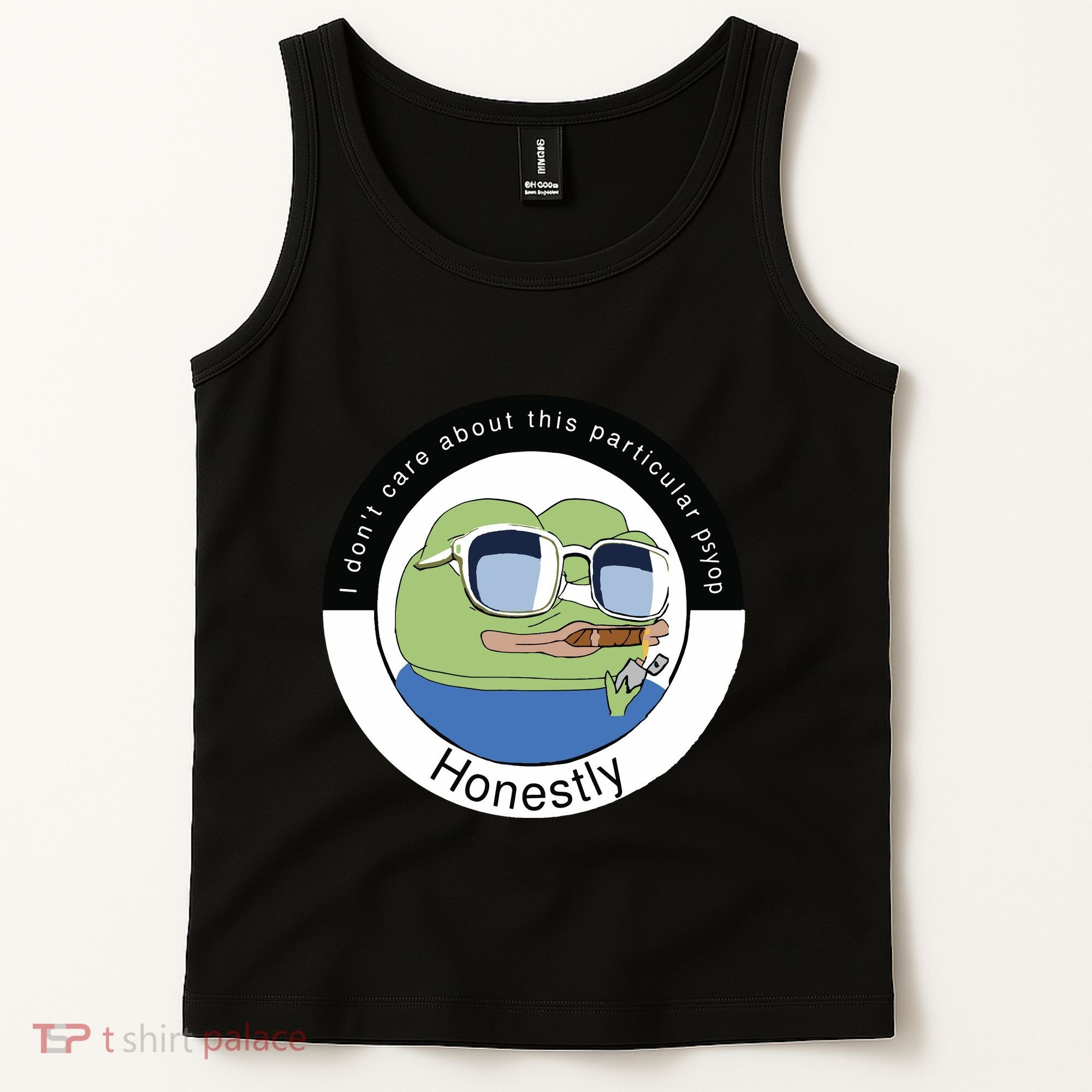 Honestly Bird Free Speech Shert PEPE The Frog Tank Top