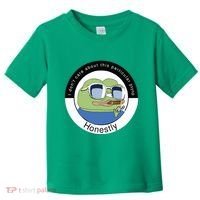 Honestly Bird Free Speech Shert PEPE The Frog Toddler T-Shirt thumb 0
