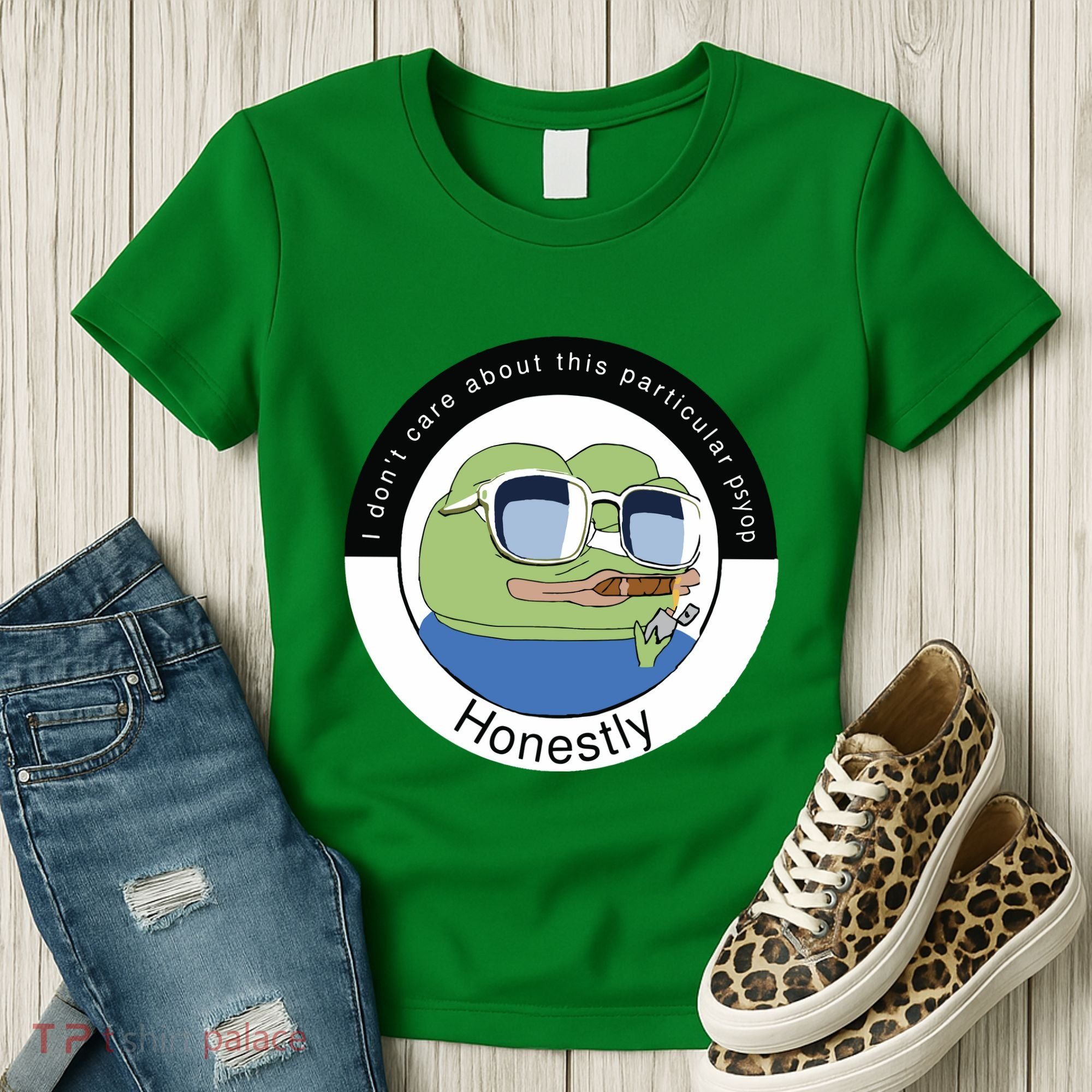 Honestly Bird Free Speech Shert PEPE The Frog Women's T-Shirt