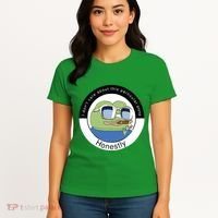 Honestly Bird Free Speech Shert PEPE The Frog Women's T-Shirt thumb 4
