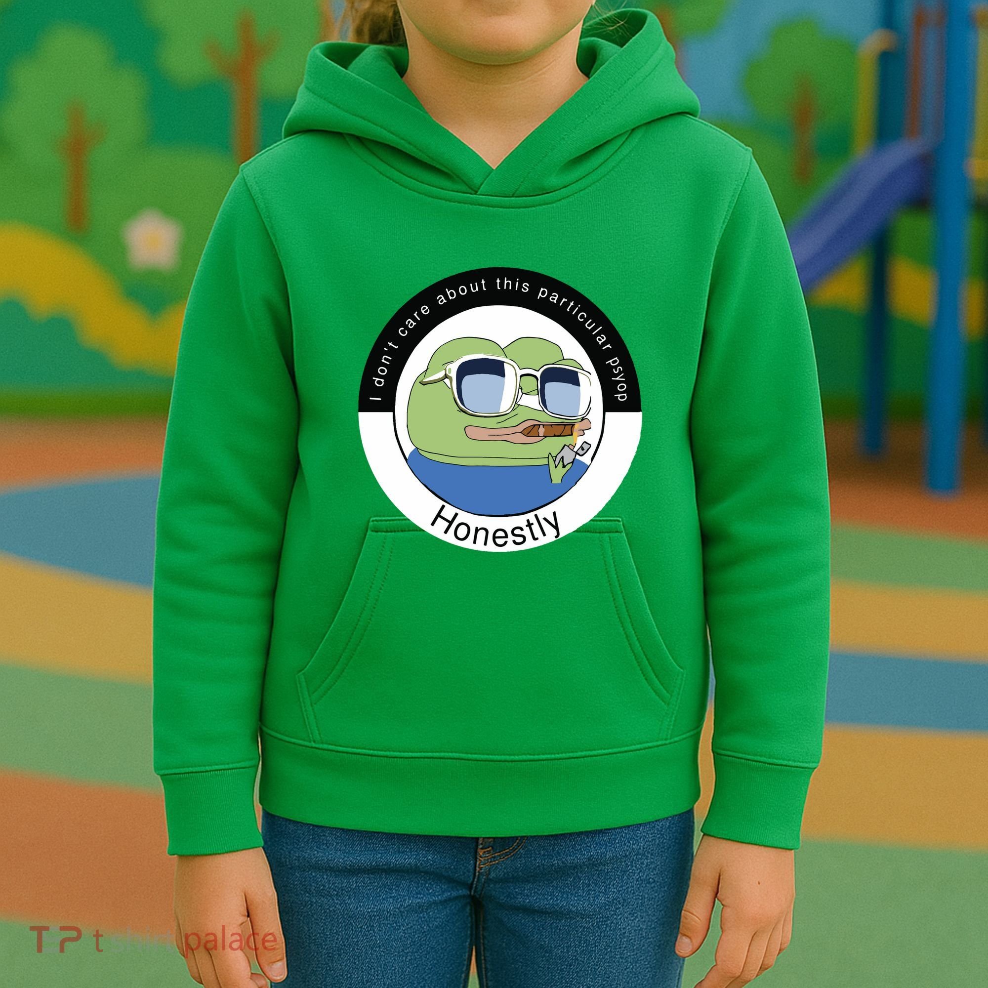 Honestly Bird Free Speech Shert PEPE The Frog Kids Hoodie