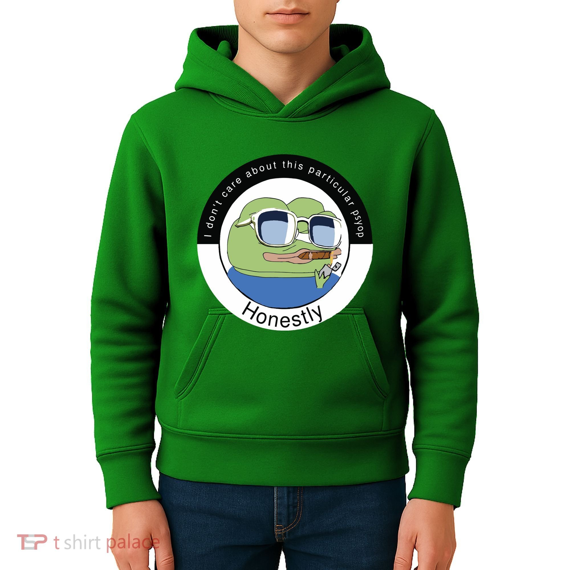 Honestly Bird Free Speech Shert PEPE The Frog Kids Hoodie