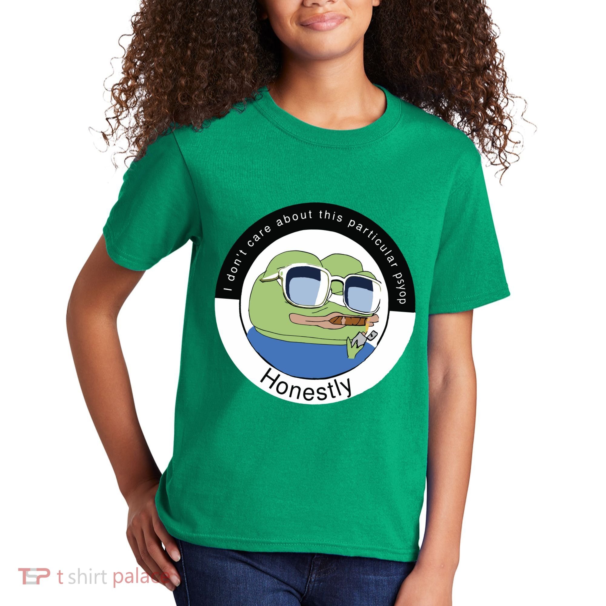 Honestly Bird Free Speech Shert PEPE The Frog Kids T-Shirt