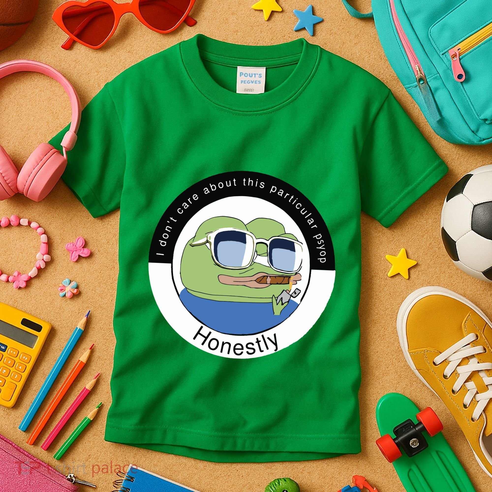 Honestly Bird Free Speech Shert PEPE The Frog Kids T-Shirt
