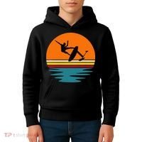 Hydrofoil Board Foil Surf Kids Hoodie thumb 4