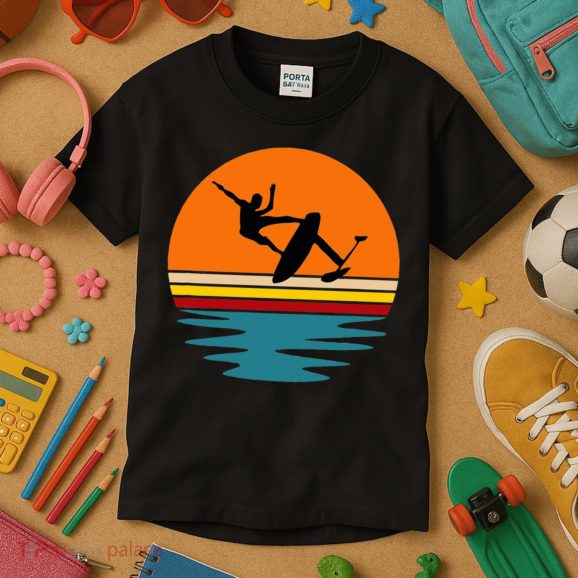 Hydrofoil Board Foil Surf Kids T-Shirt