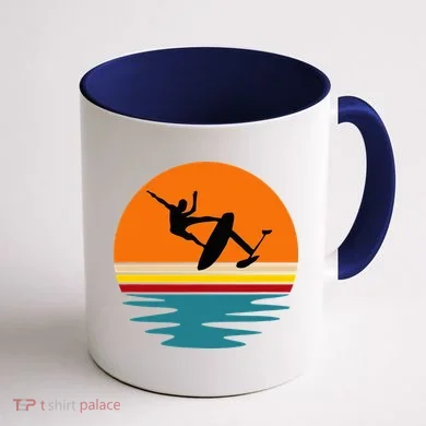 Hydrofoil Board Foil Surf Coffee Mug back