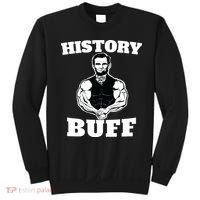 History Buff Funny Abraham Lincoln Weightlifting Sweatshirt thumb 0