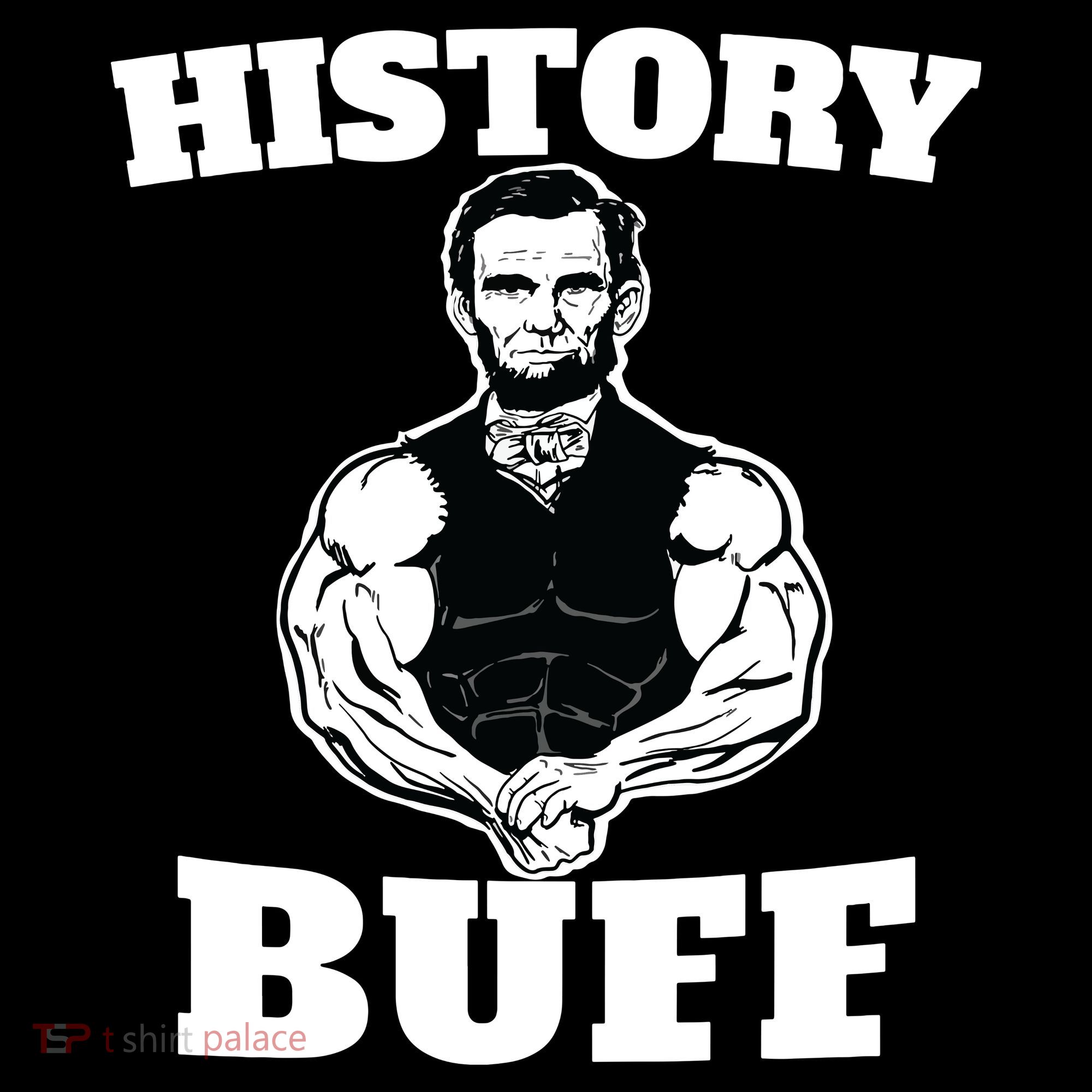 History Buff Funny Abraham Lincoln Weightlifting Mousepad