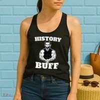 History Buff Funny Abraham Lincoln Weightlifting Women's Tank Top thumb 2