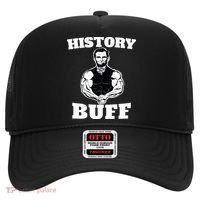 History Buff Funny Abraham Lincoln Weightlifting Hat thumb 0