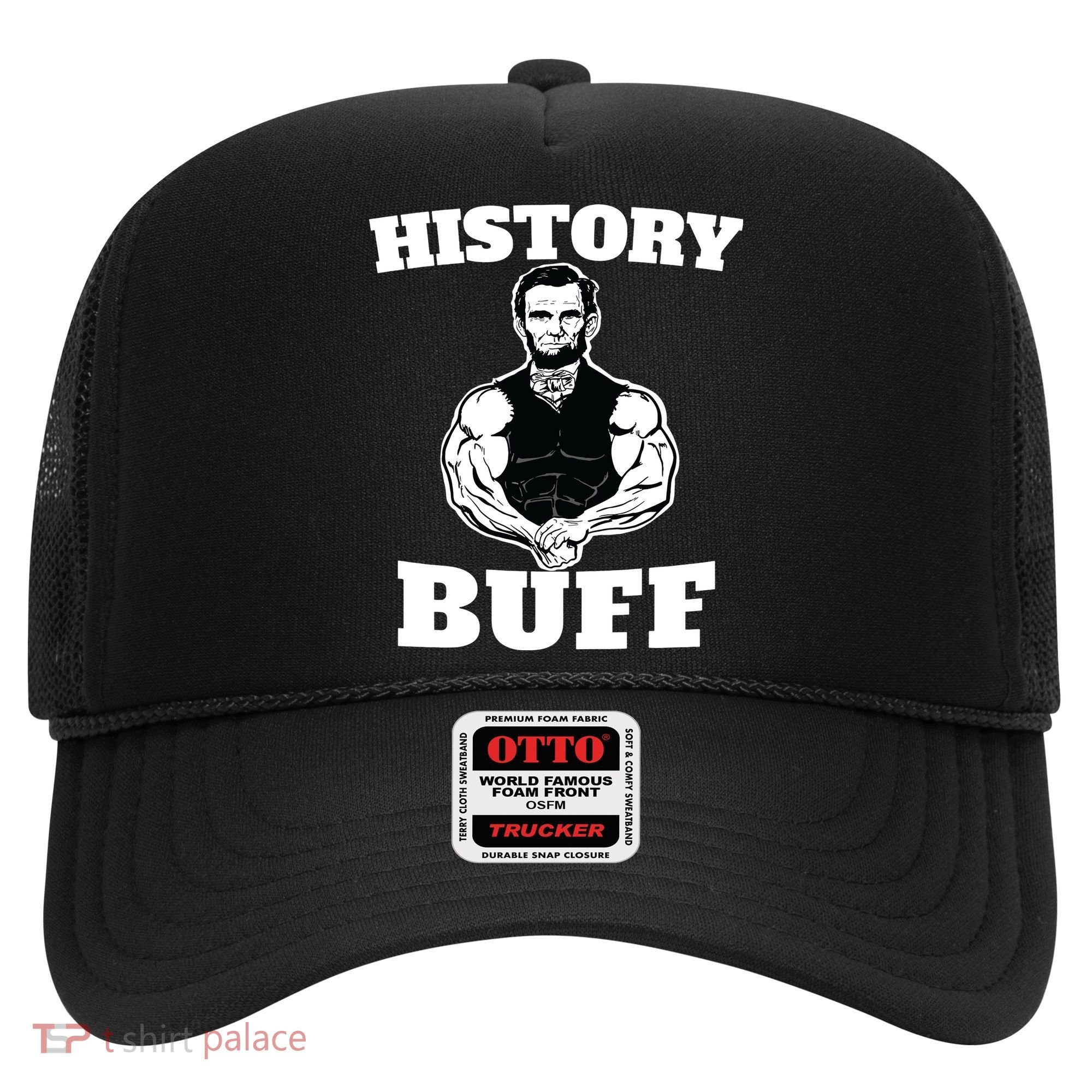 History Buff Funny Abraham Lincoln Weightlifting Hat