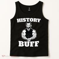 History Buff Funny Abraham Lincoln Weightlifting Tank Top thumb 2