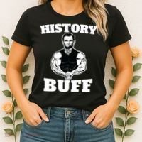History Buff Funny Abraham Lincoln Weightlifting Women's T-Shirt thumb 2
