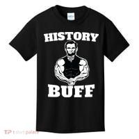 History Buff Funny Abraham Lincoln Weightlifting Kids T-Shirt thumb 0