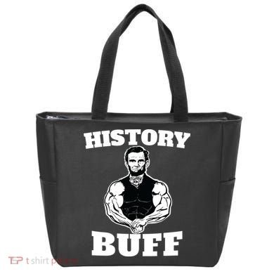 History Buff Funny Abraham Lincoln Weightlifting Tote Bag
