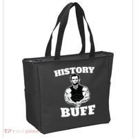 History Buff Funny Abraham Lincoln Weightlifting Tote Bag thumb 2