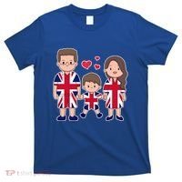 Happy British Family Wears The Union Jack Of Great Britain Gift T-Shirt thumb 0