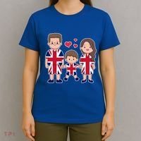Happy British Family Wears The Union Jack Of Great Britain Gift T-Shirt thumb 4