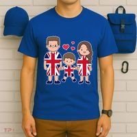 Happy British Family Wears The Union Jack Of Great Britain Gift T-Shirt thumb 6