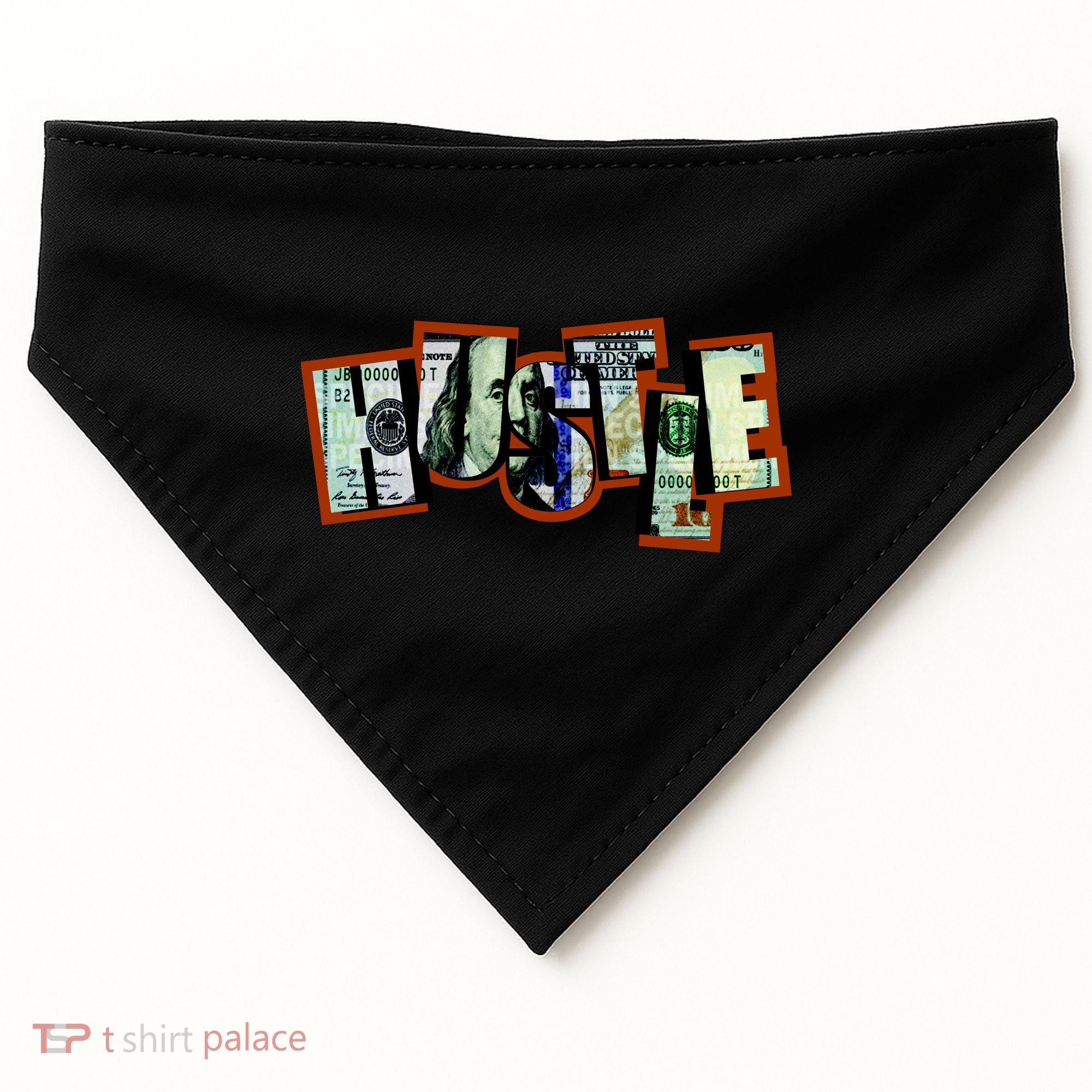 Hustle Ben Franklin USA-Made Doggie Bandana