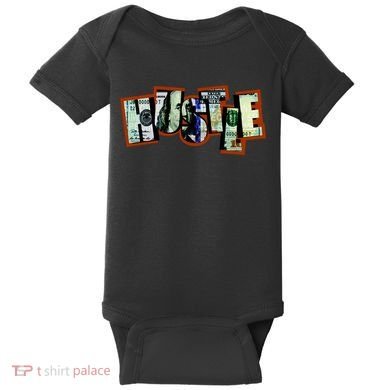 Hustle Ben Franklin Baby Bodysuit