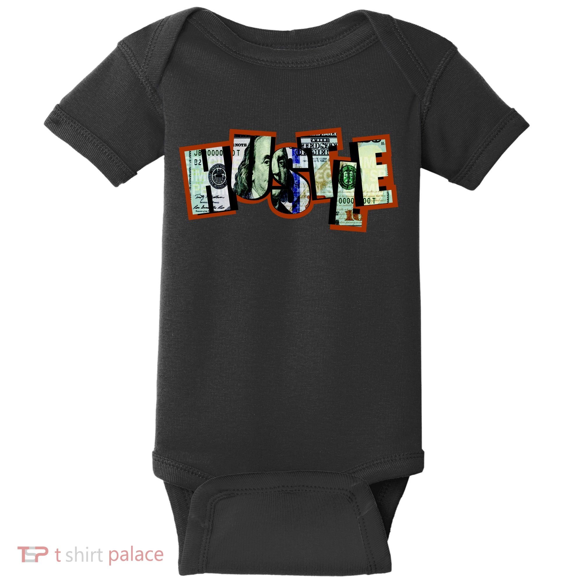 Hustle Ben Franklin Baby Bodysuit