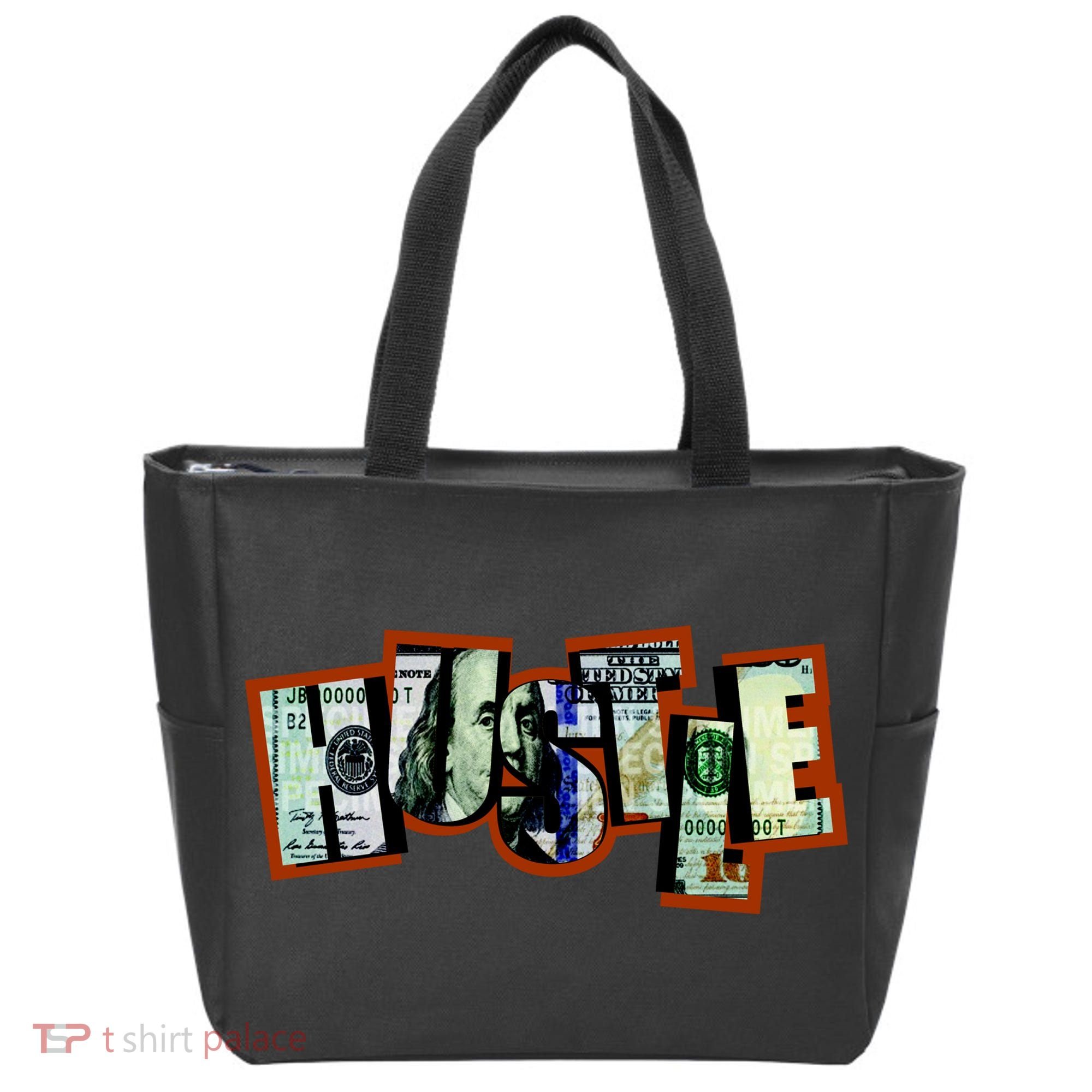 Hustle Ben Franklin Tote Bag