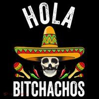 Hola Bitchachos Funny Mexican Skull Cinco De Mayo Visor thumb 3