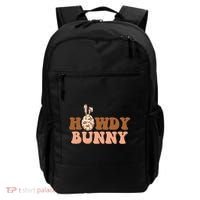 Howdy Bunny Funny Cute Cowboy Cowgirl Easter Backpack thumb 0