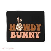 Howdy Bunny Funny Cute Cowboy Cowgirl Easter Mousepad thumb 0