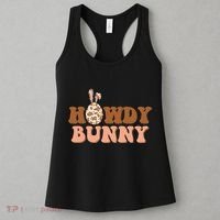 Howdy Bunny Funny Cute Cowboy Cowgirl Easter Women's Tank Top thumb 3