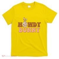 Howdy Bunny Funny Cute Cowboy Cowgirl Easter T-Shirt thumb 0