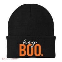 Hey Boo Funny Halloween Pun Ghost Spooky Toddler Beanie thumb 0