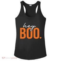 Hey Boo Funny Halloween Pun Ghost Spooky Toddler Ladies PosiCharge Competitor Racerback Tank thumb 0