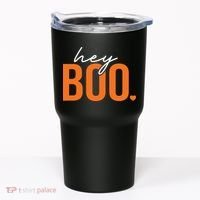 Hey Boo Funny Halloween Pun Ghost Spooky Toddler Tumbler thumb 0