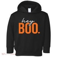 Hey Boo Funny Halloween Pun Ghost Spooky Toddler Toddler Hoodie thumb 0
