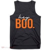 Hey Boo Funny Halloween Pun Ghost Spooky Toddler Tank Top thumb 0