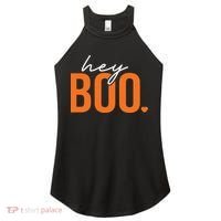 Hey Boo Funny Halloween Pun Ghost Spooky Toddler Women's Perfect Tri Rocker Tank thumb 0
