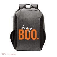 Hey Boo Funny Halloween Pun Ghost Spooky Toddler Vector Backpack thumb 0