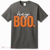 Hey Boo Funny Halloween Pun Ghost Spooky Toddler T-Shirt thumb 0