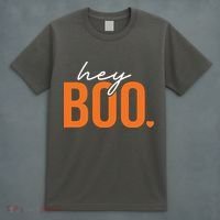 Hey Boo Funny Halloween Pun Ghost Spooky Toddler T-Shirt thumb 4